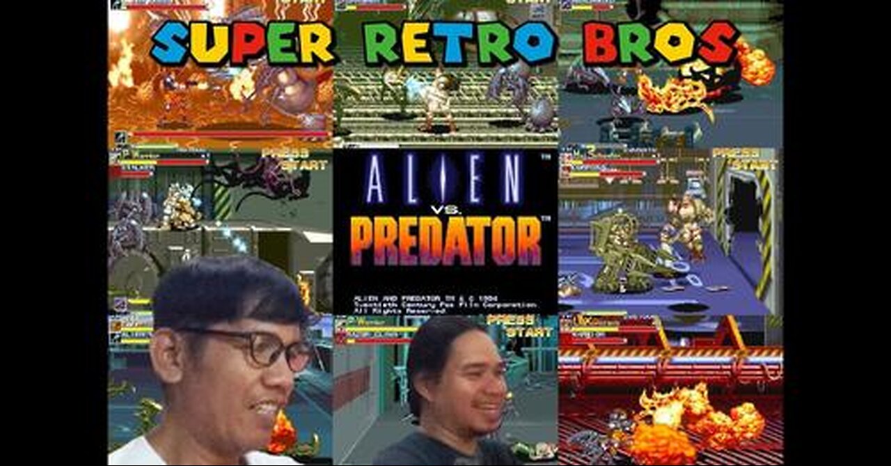 Alien vs Predator gameplay (ARCADE)