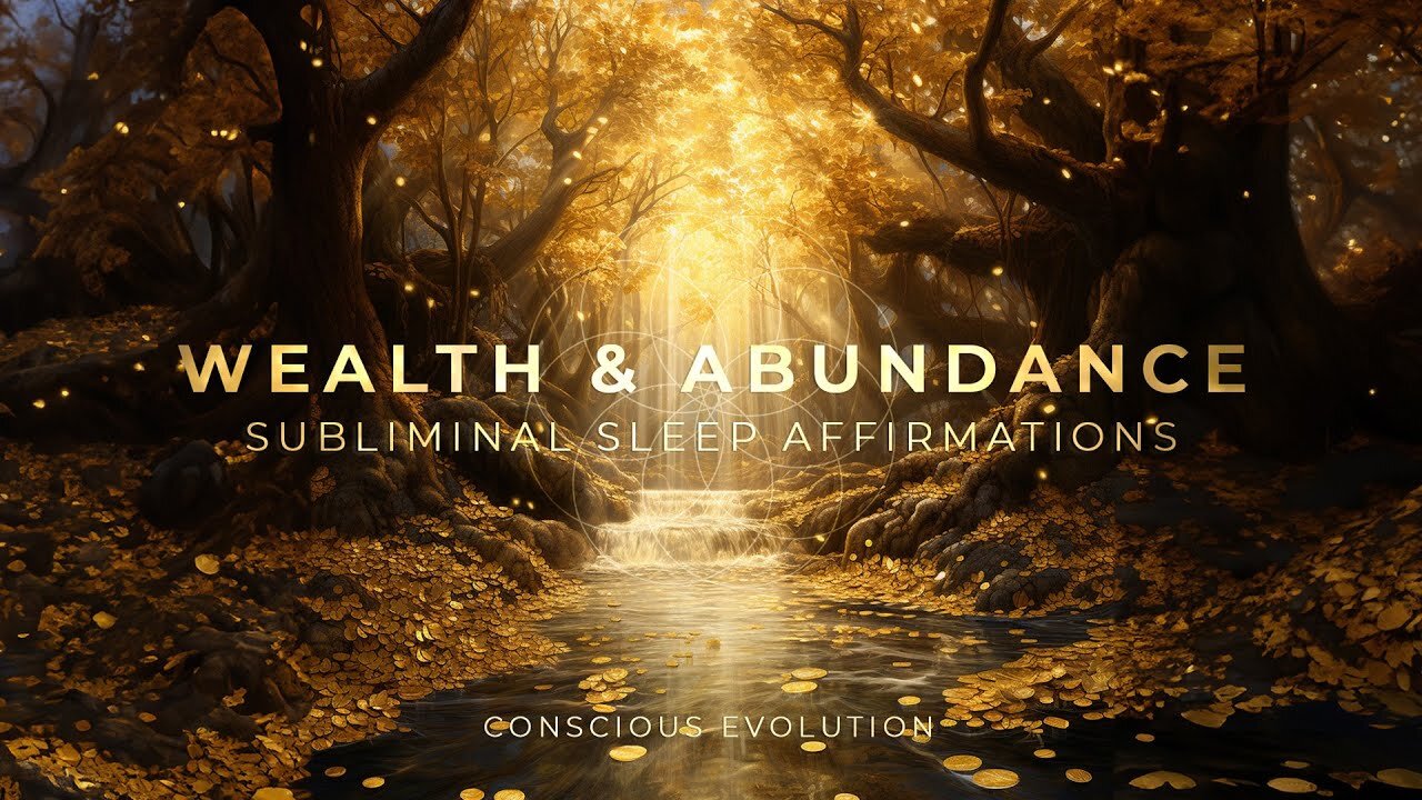 Subliminal Affirmations For Wealth & Abundance | Overnight Affirmations Attract Wealth | 432Hz