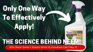 Why Neem Oil Doesn’t Always Work! The Science Of Neem Oil For Plants & Soil | Scientist Explains