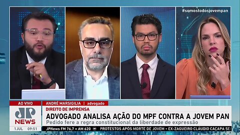 Advogado analisa ação da MPF contra a Jovem Pan: “Opinião não pode ser confundida com desinformação”