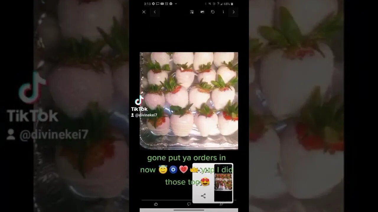 my strawberries😇🧿👑