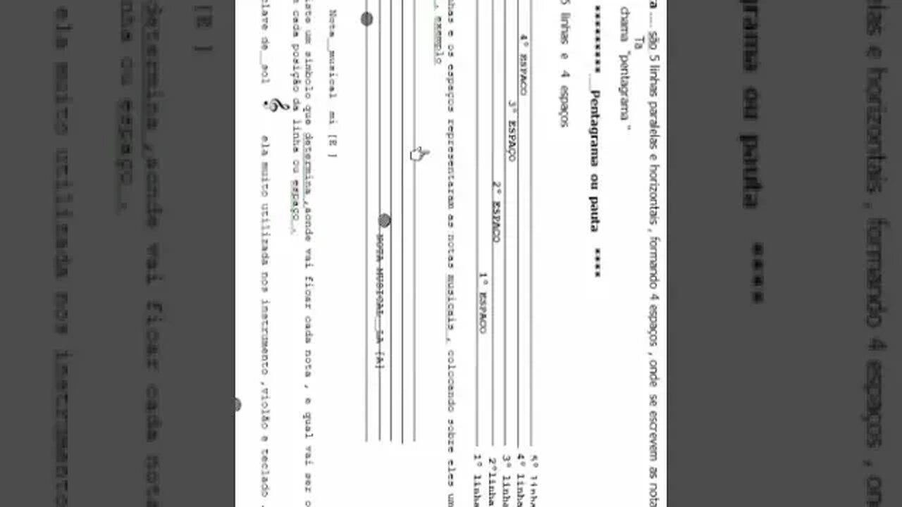 partitura aula1 #shorts