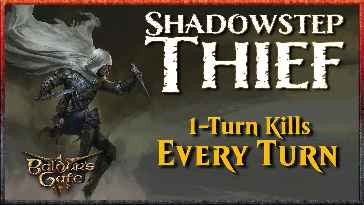 Shadowstep Thief Build | Baldur's Gate 3