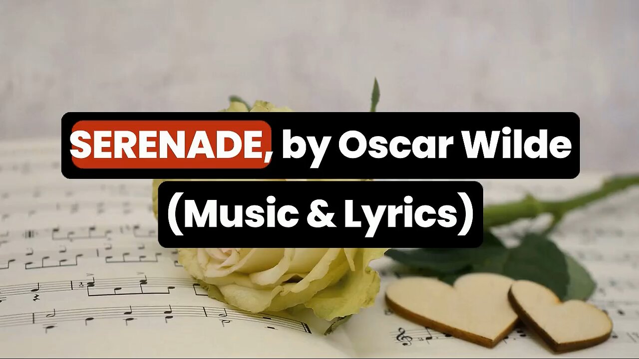 Balladino - Serenade (Oscar Wilde) - Official Lyrics Video