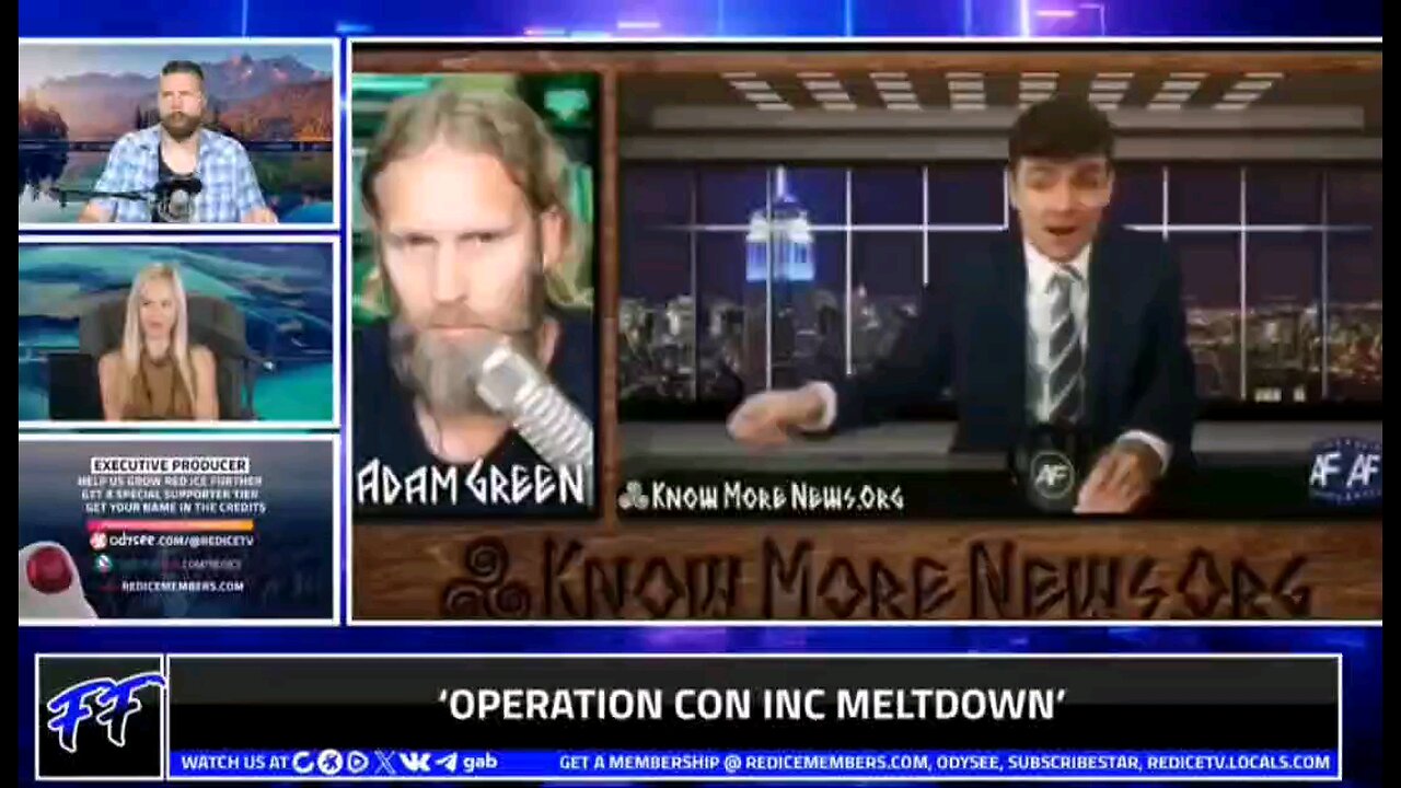 RedIce.TV covering Adam's coverage about Nick Fuentes and his Aleksandr Dugin shilling