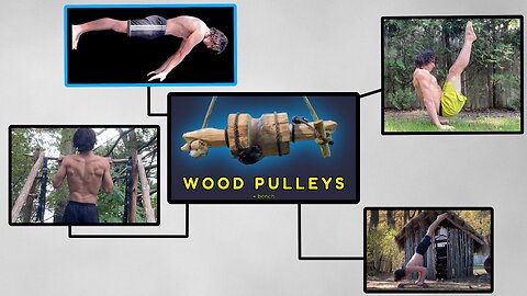 Wooden Pulleys for Calisthenics