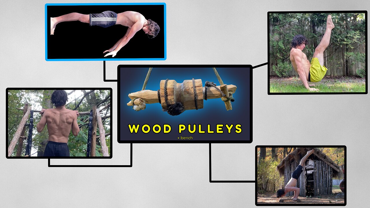 Wooden Pulleys for Calisthenics
