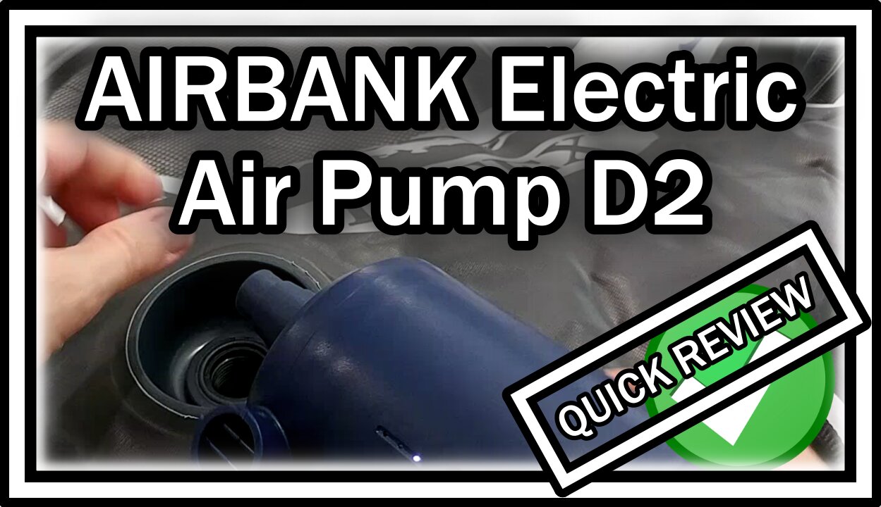 AIRBANK Electric Air Pump D2 Rechargeable Inflator-Deflator 3 Nozzles FULL REVIEW