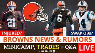 Browns Report LIVE: Trade Baker Mayfield For Sam Darnold And Robby Anderson?