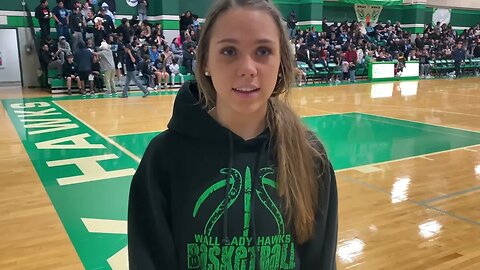 Wall Lady Hawk Brylyn Watts Talks District Win Over TLCA.