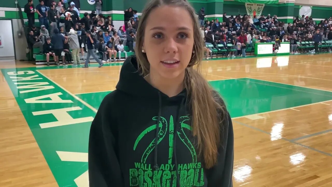 Wall Lady Hawk Brylyn Watts Talks District Win Over TLCA.