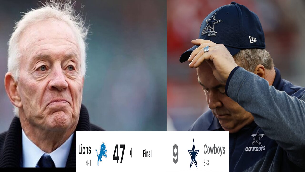 Cowboys get MASSACRED 47-9 by the Lions! Mike McCarthy FIRED on Monday?!