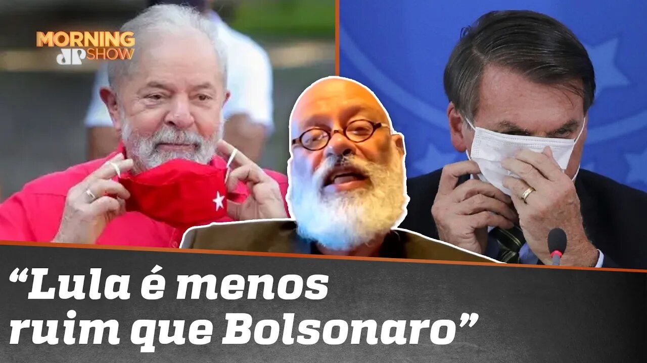 Pondé: Lula teria gerido melhor a pandemia que Bolsonaro