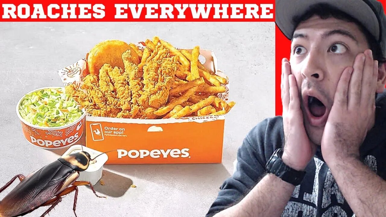 ROACH INFESTED DETROIT POPEYES SHUT DOWN OVER DOORDASH DRIVER