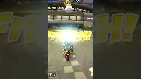 Metal Mario Grabs the Win #shorts #shortsvideo #nintendo #wii #gaming #wiiu #mariokart8 #mariokart