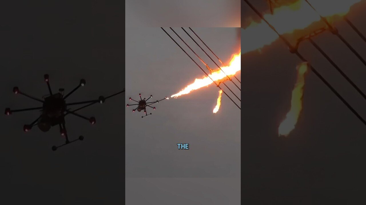 Two Great Ways To Use Flamethrower Drones