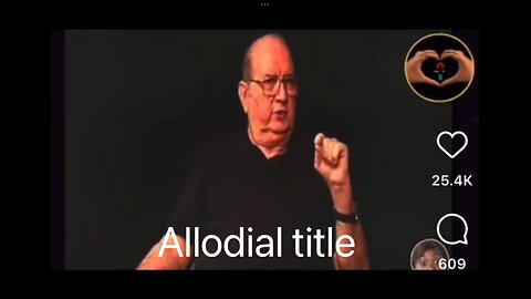 Allodial title.