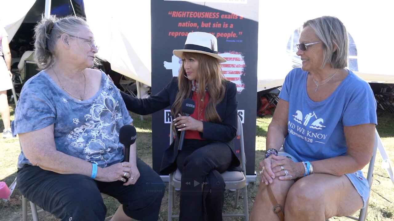 Pamela Knowlton and Donna Donovan Interview at Reawaken America Tour in Batavia/Rochester, NY 8/12/22 Day 1