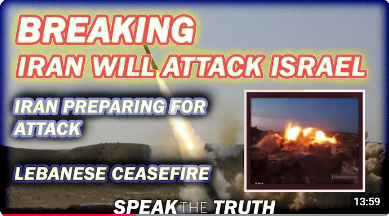 BREAKING Iran Preparing To Strike Israel Lebanon Ceasefire Document Leaked