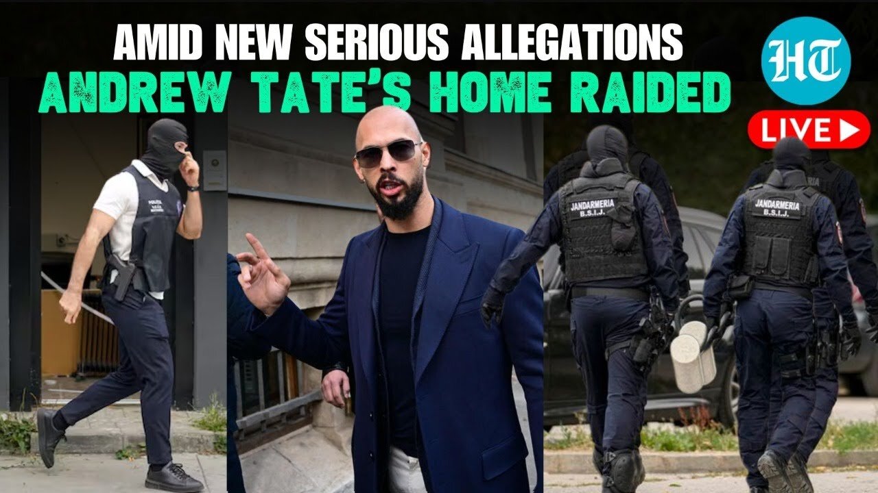 EMERGENCY LIVE: Romanian Police Raid Andrew Tate's Home in New Probe