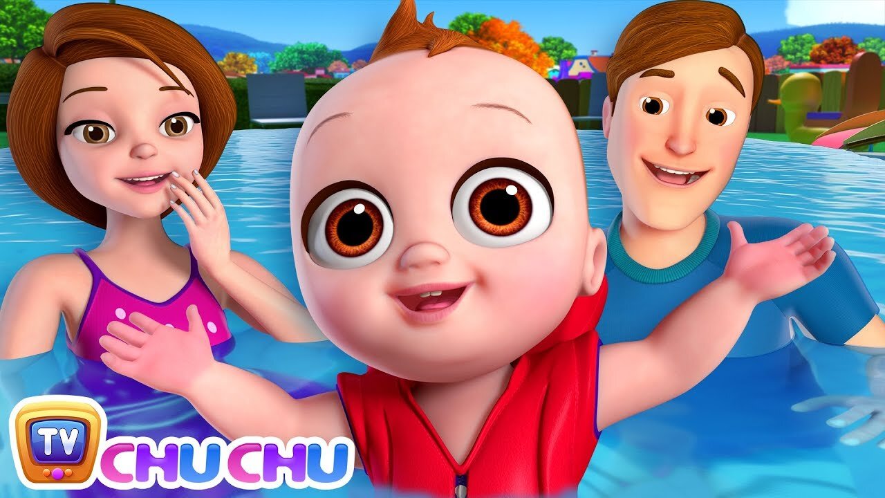 Baby Goes Swimming Song | Chuchu Tv Nursery Rhyme...