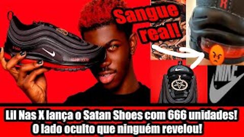 Lil Nas X lança o Satan Shoes com 666 unidades! O lado oculto que ninguém revelou