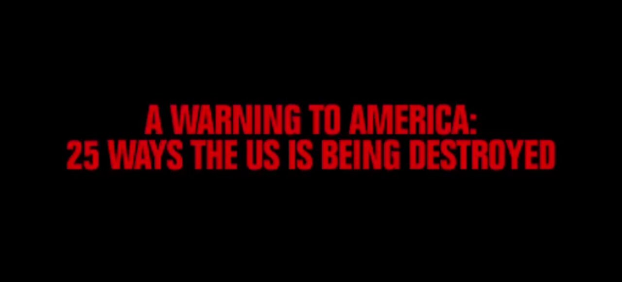 25 Ways the US is being Destroyed