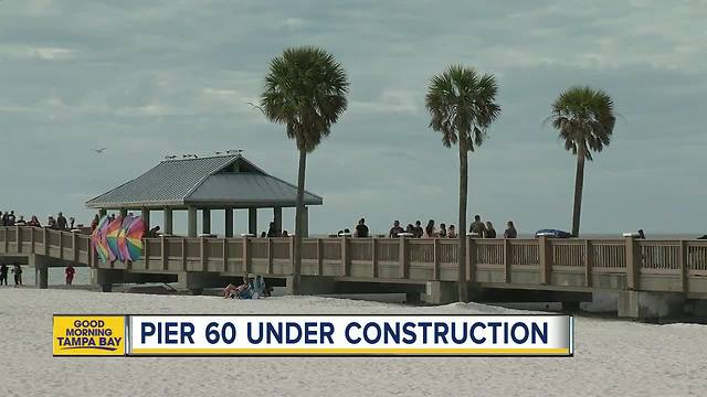 Pier 60 in Clearwater Beach partially closes to repair the bait shop and pavilions