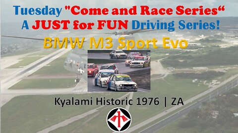 Race 15 | Come and Race Series | BMW M3 Sport Evo | Kyalami Historic 1976 | ZA