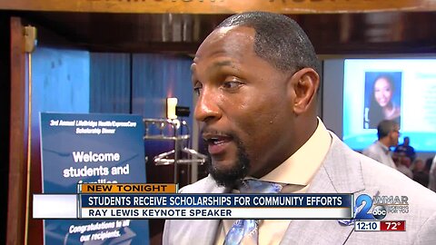 Hall of Famer Ray Lewis honors young people making a difference