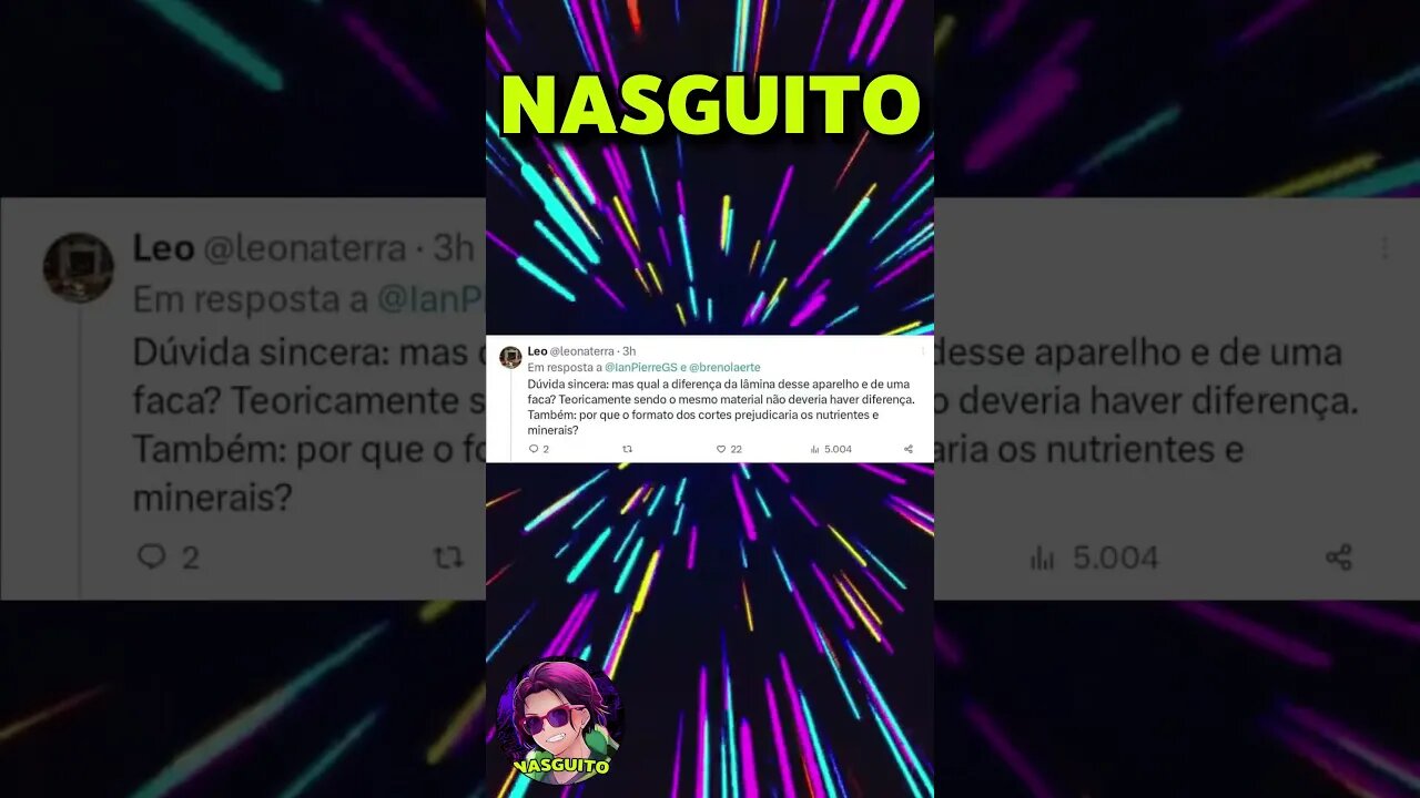 SEMPRE CORTE ALIMENTOS COM UMA FACA