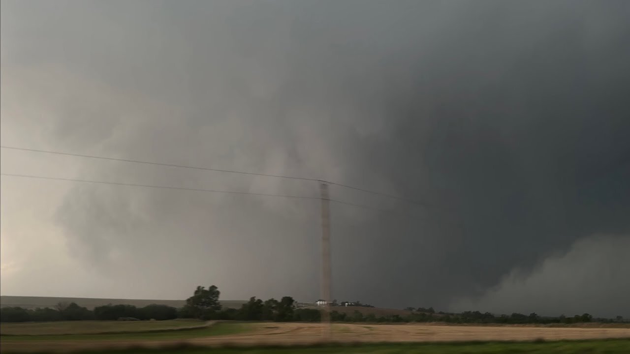 INSIDE A MEGA WEDGE TORNADO with Dominator 3 buried in the ditch!