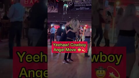 🤠✨Soaring with Style: The Angel Move Stuns the Country Dance Floor! #countrydance #swingdance