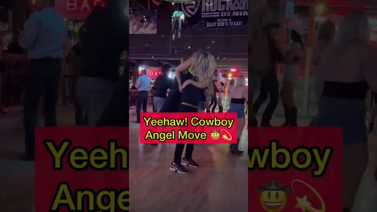 🤠✨Soaring with Style: The Angel Move Stuns the Country Dance Floor! #countrydance #swingdance