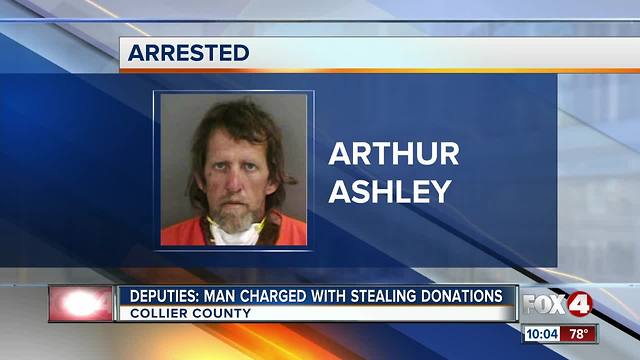 Man identified in Naples donation bin theft