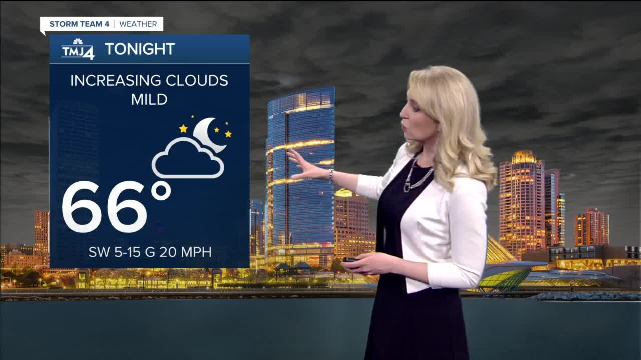 Sunny, warm and humid Saturday