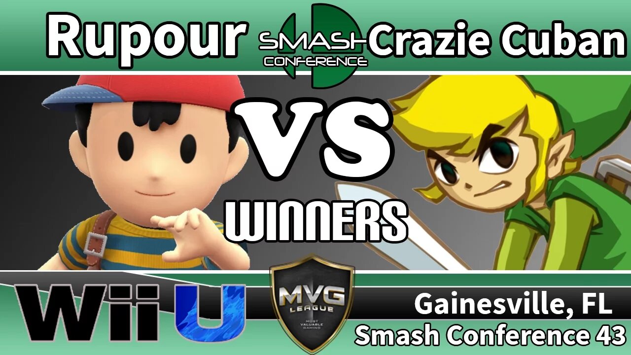 Rupour (Ness) vs. Crazie Cuban (Toon Link) - SSB4 Winners R5 - SC43