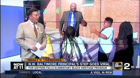 Baltimore principal's Black History performance goes viral