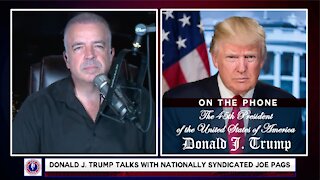 45th President of the United States Donald Trump Joins Joe Pags