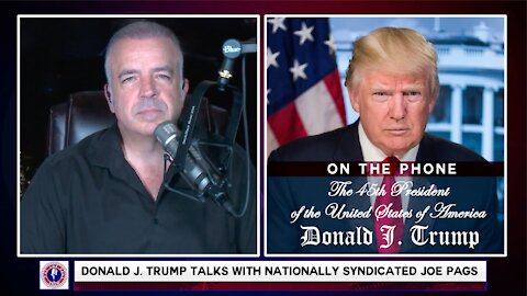45th President of the United States Donald Trump Joins Joe Pags