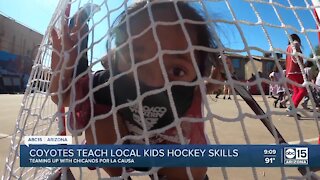 Arizona Coyotes teach Valley kids hockey skills