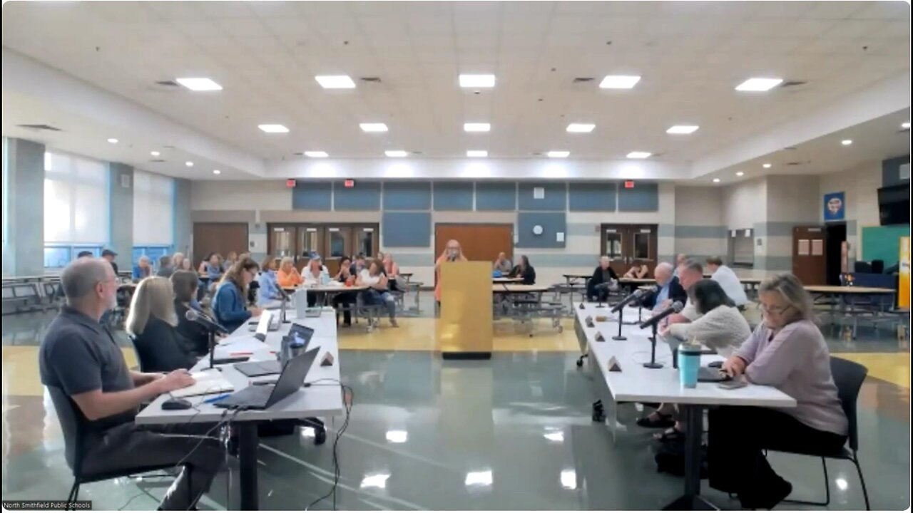 Estelle Bubble Tells North Smithfield, RI School Committee We Send Our Children To Be Educated And Not To Be Confused Over Gender