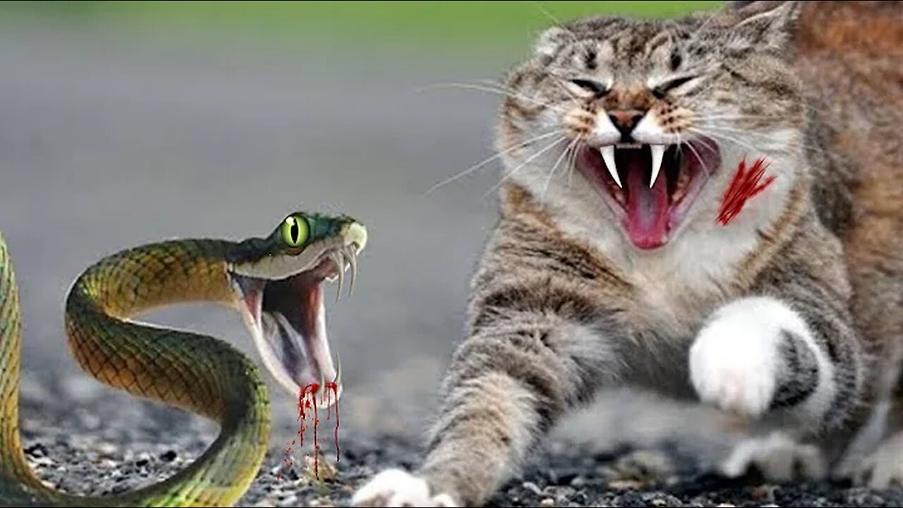 Cat Vs Snake - Adorable & Funny Pet Reactions😍