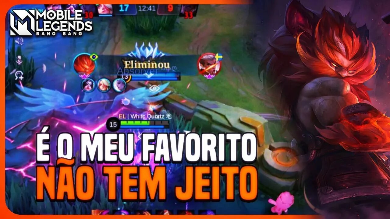 NÃO É ATOA QUE ESSE É MEU HERÓI FAVORITO!!! | MLBB