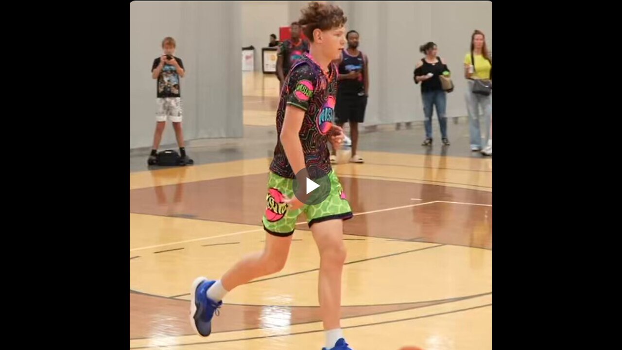 7’3” 13-year-old Jeremy Gohier from Montreal, Quebec might have an advantage here