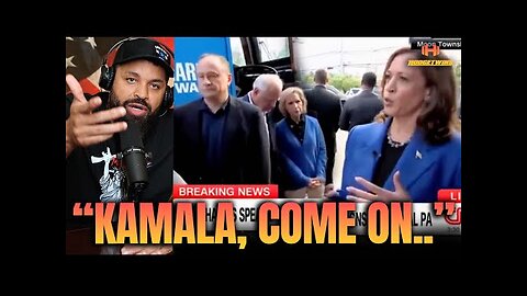 Without Teleprompter Kamala Embarrasses Herself Trying to Answer Simple Question From CNN Reporter