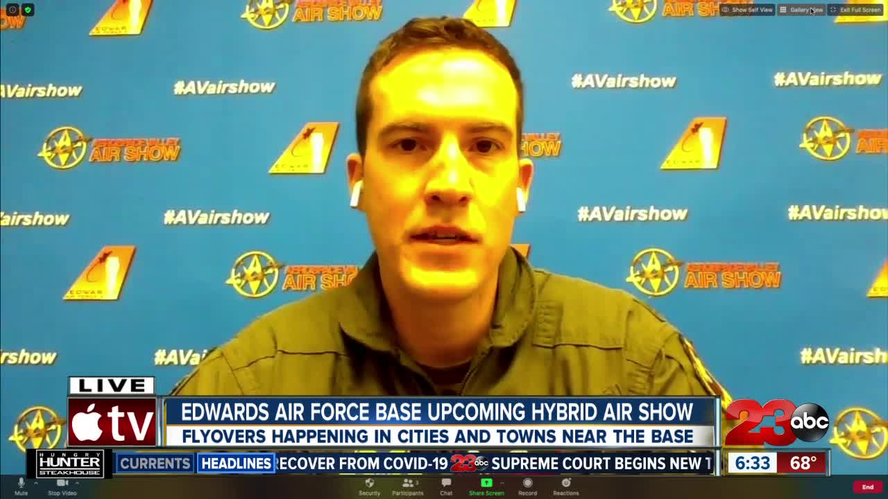 Edwards Air Force Base hosting virtual hybrid air show