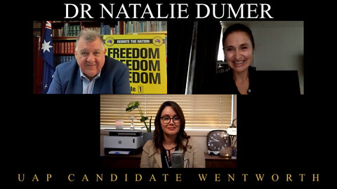 Dr Natalie Dumer - UAP Candidate Wentworth