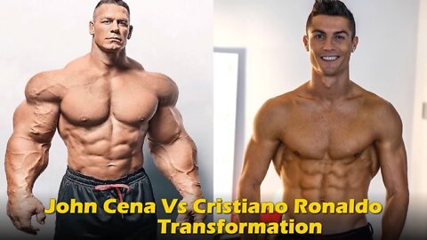 John Cena vs Cristiano Ronaldo Transformation | who is better?