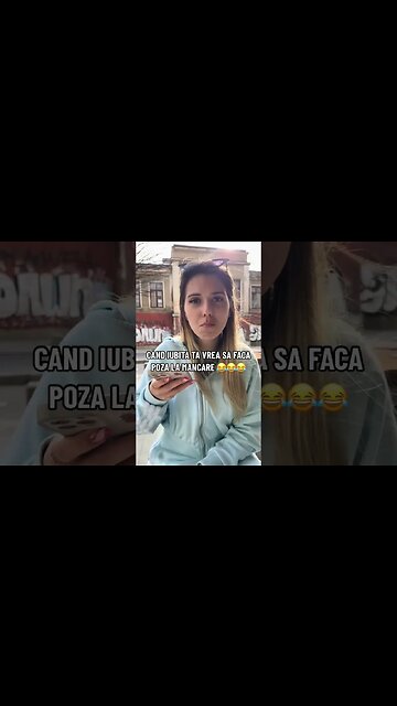 CAND IUBITA MEA VREA SA FACA POZA LA MANCARE #oguritamica #mancare #romania #food #mancaciosul